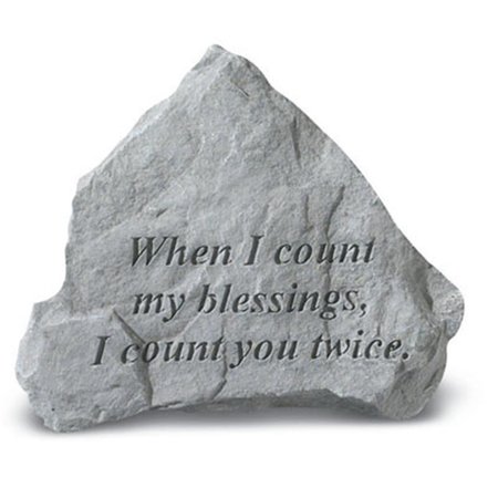 BERRY Kay - Inc. When I Count My Blessings I Count You Twice - Memorial - 6 Inches x 2 Inches 72820